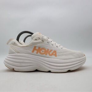 Hoka Women's Cream and Peach Athletic Shoes